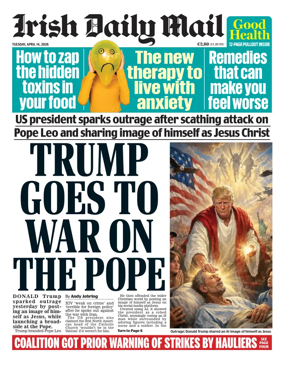 Cover of Irish Daily Mail