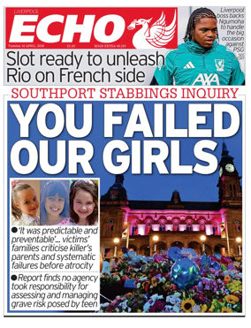 Cover of Liverpool Echo