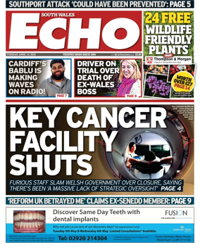 Cover of South Wales Echo