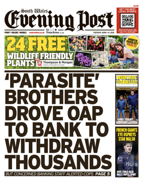 Cover of South Wales Evening Post