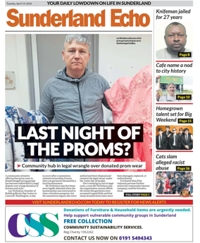 Cover of Sunderland Echo