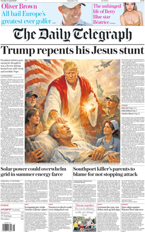 Cover of The Daily Telegraph