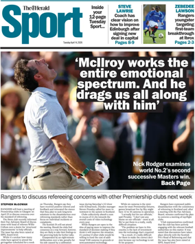 Cover of Herald Sport