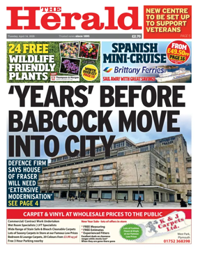 Cover of The Plymouth Herald