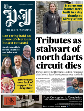 Cover of The Press and Journal (Inverness Highlands and Islands)