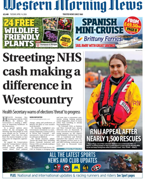 Cover of Western Morning News