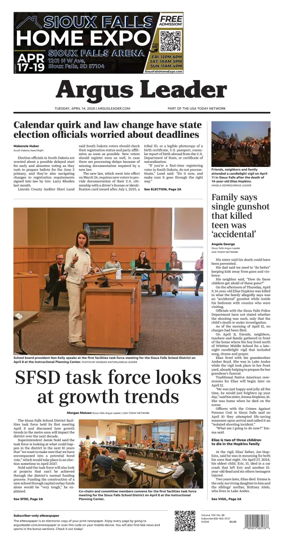 Cover of Argus Leader