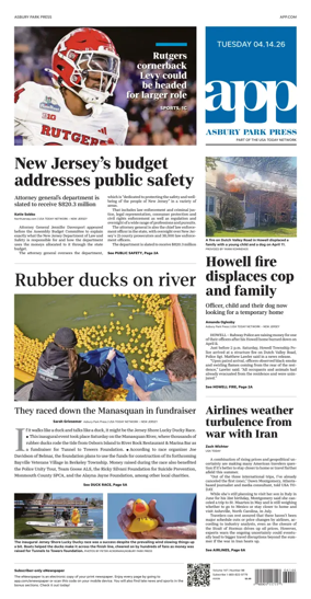 Cover of Asbury Park Press