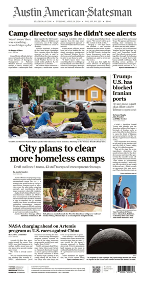 Cover of Austin American-Statesman
