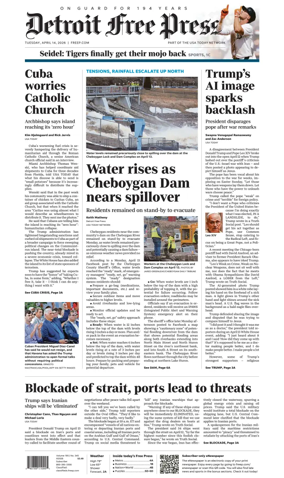Cover of Detroit Free Press