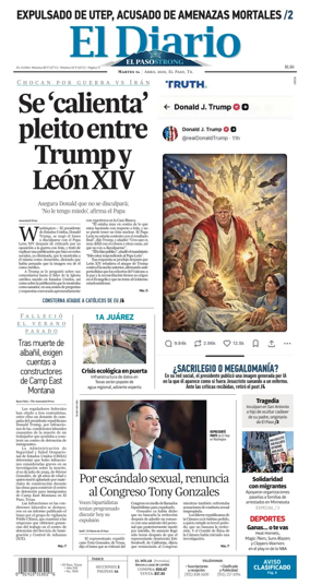 Cover of El Diario de El Paso