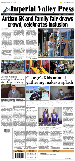 Cover of Imperial Valley Press