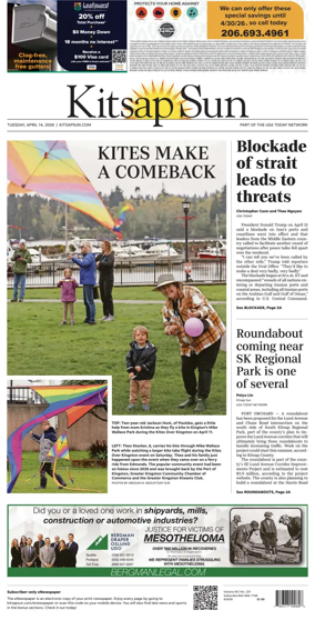 Cover of Kitsap Sun