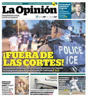 Cover of La Opinion
