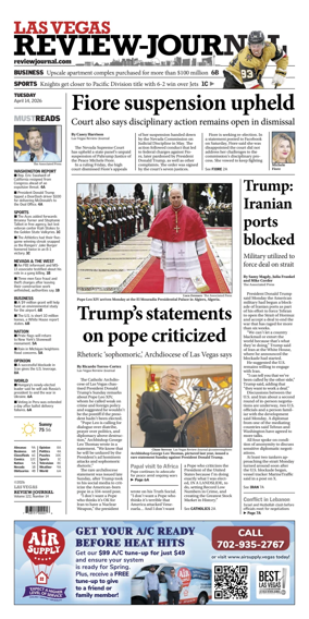 Cover of Las Vegas Review-Journal