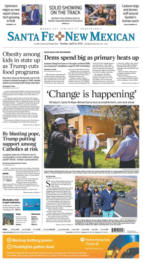 Cover of Santa Fe New Mexican