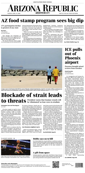 Cover of The Arizona Republic