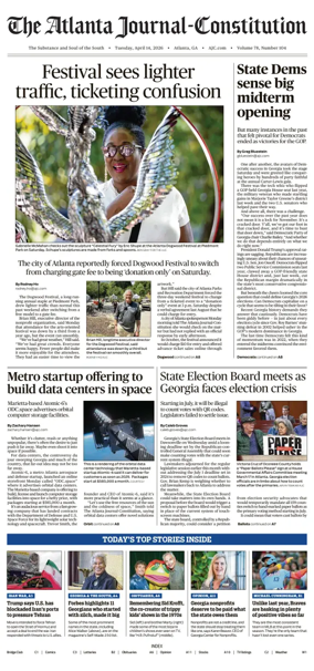 Cover of The Atlanta Journal-Constitution