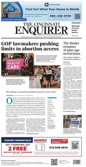 Cover of The Cincinnati Enquirer