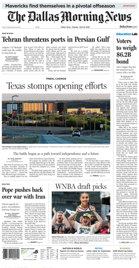 Cover of The Dallas Morning News