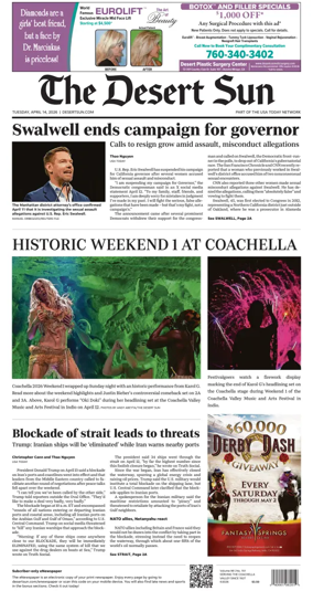 Cover of The Desert Sun