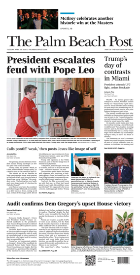 Cover of The Palm Beach Post