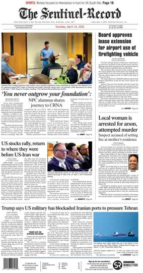 Cover of The Sentinel-Record