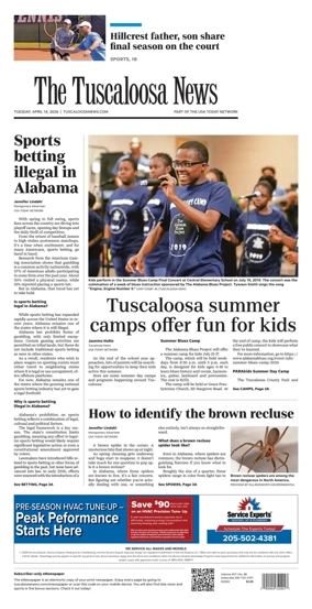 Cover of The Tuscaloosa News