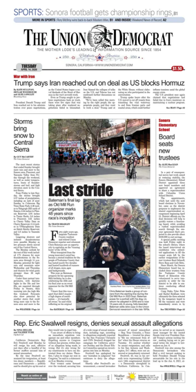 Cover of The Union Democrat