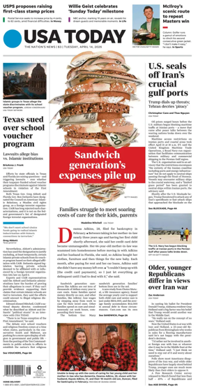 Cover of USA TODAY US Edition