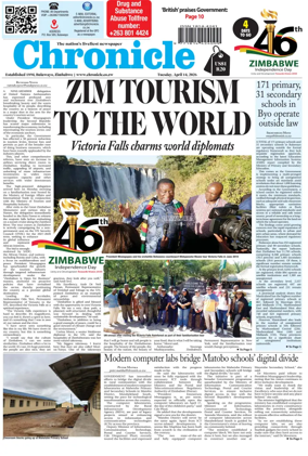 Cover of Chronicle (Zimbabwe)