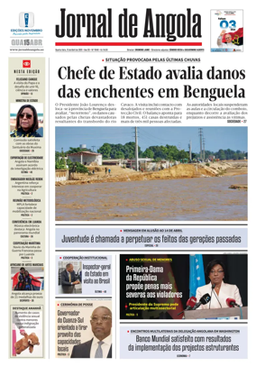 Cover of Jornal de Angola