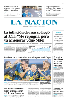 Cover of La Nacion