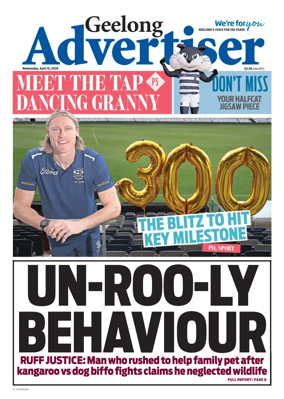 Cover of Geelong Advertiser