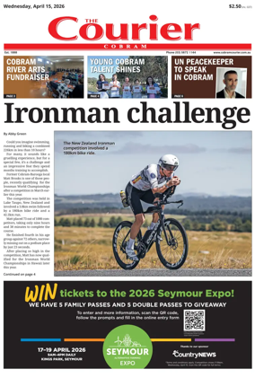 Cover of The Cobram Courier