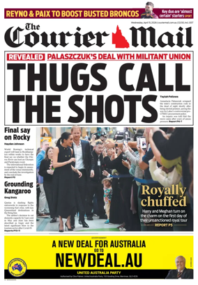 Cover of The Courier-Mail