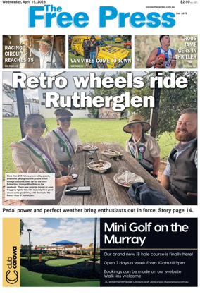 Cover of The Free Press (Corowa)