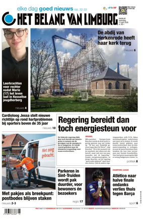 Cover of Het Belang van Limburg