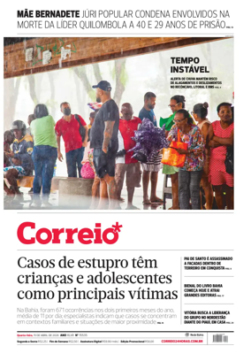 Cover of Correio da Bahia