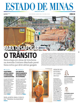 Cover of Estado de Minas (Brazil)