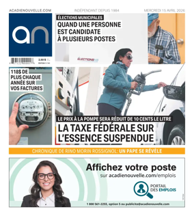 Cover of Acadie Nouvelle