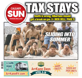 Cover of Calgary Sun