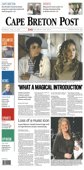 Cover of Cape Breton Post