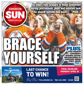 Cover of Edmonton Sun