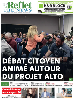 Cover of Le Reflet (The News)