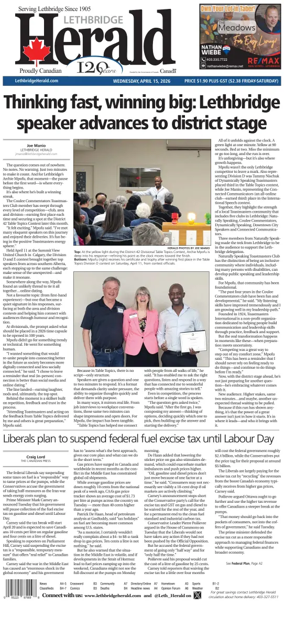 Cover of Lethbridge Herald