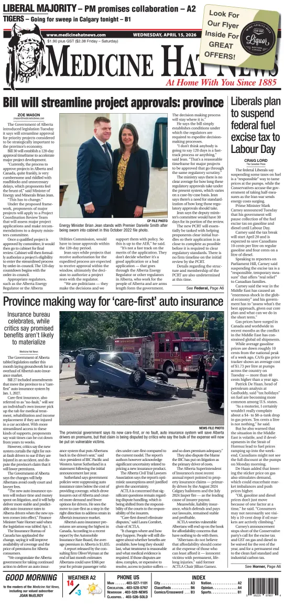 Cover of Medicine Hat News