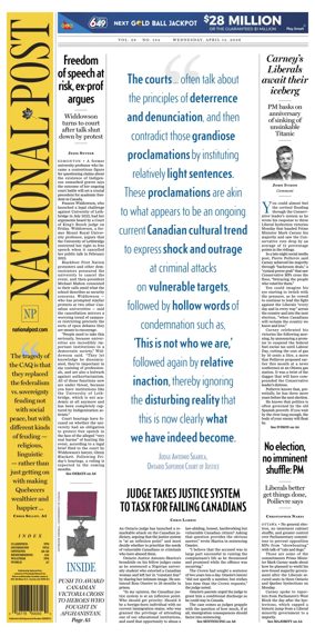 Cover of National Post - (Latest Edition)