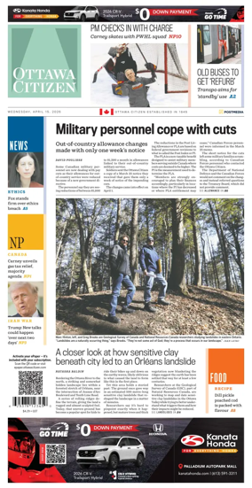 Cover of Ottawa Citizen