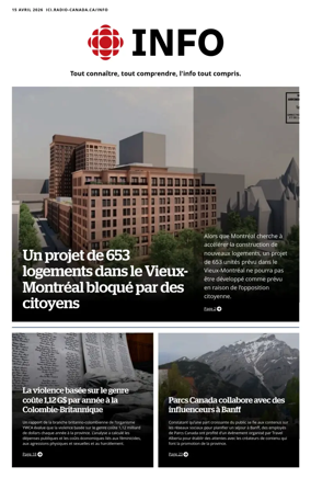 Cover of Radio-Canada Info